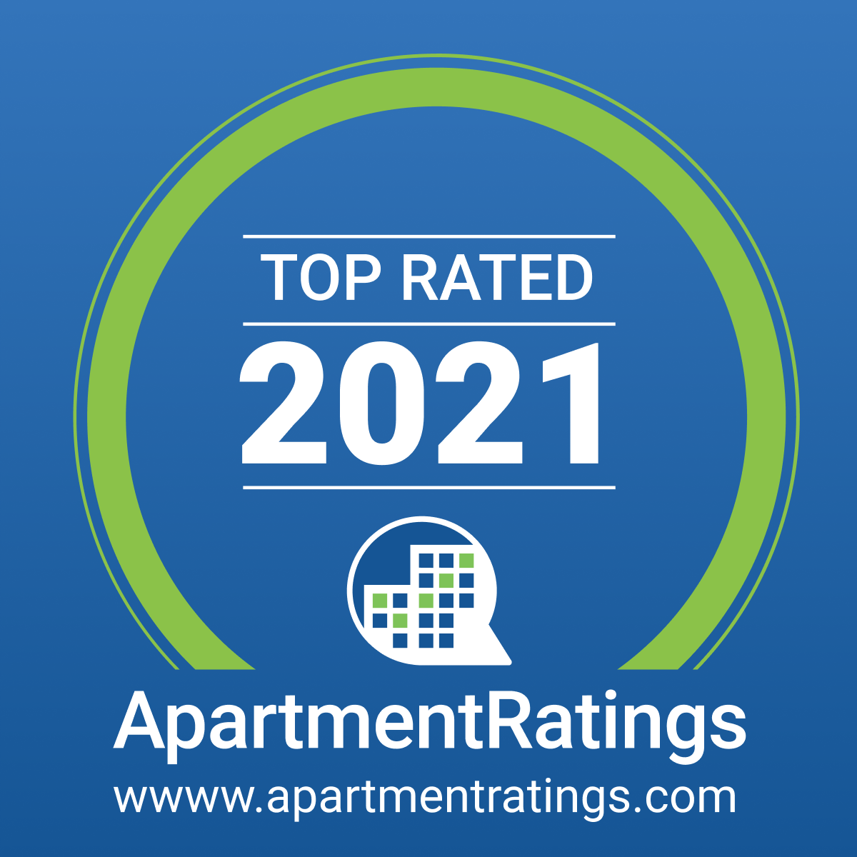 ApartmentRatings 2021 Top Rated Awards Logo